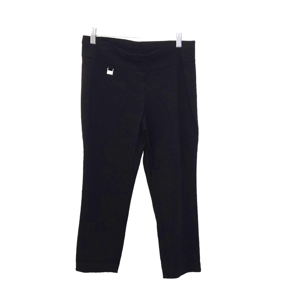 Rafaella Comfort Womens Capri Pants  Sz 6 Black  Pull-On Ankle Pant